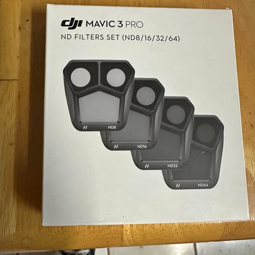 DJI Mavic 3 Pro ND filter set, four ND caps (ND8/16/32/64)