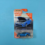 Matchbox Moving Parts 2016 Blue Chevy Camaro Diecast Replica PACKAGE DEFECTS Parts
