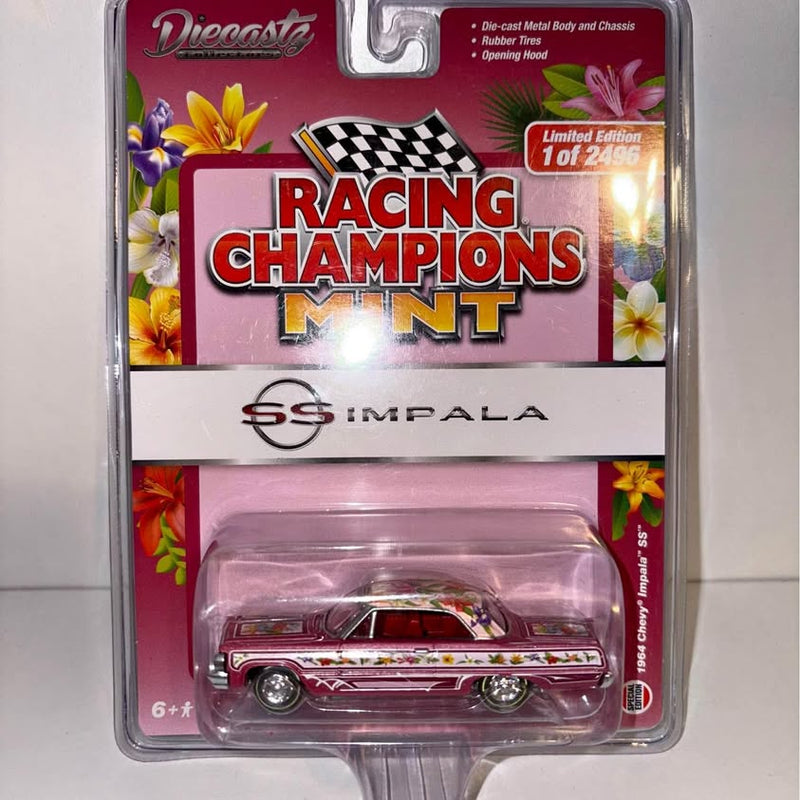 Diecast Impala die-cast car in blister packaging, Racing Champions Mint, SS logo