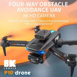 8k pro Drone Electric Adjust Camera 5G Wifi  360 Foldable Quadcopter 3 Batteries Drone