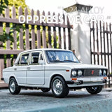 1:24 Lada Niva alloy diecast model car, white front 3/4 view