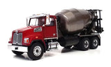 Diecast Masters 1/50 Scale 71033 Western Star 4700 SF Concrete Mixer Truck - Red Parts