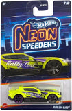 Hot Wheels Rally Cat Neon Speeders 1:64 Scale 3 Inch Diecast Model Car Toy