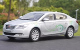 1:16 SAIC Roewe e950 F-cell silver diecast model sedan with green swirl decals