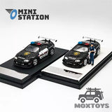 Mini Station 1:64 Supra A80Z GTA Police Car Diecast Model Car Parts