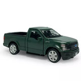 1:36 2 Doors Ford F-150 Pickup Truck Model Car Diecast Toy Cars Matte Green Toy