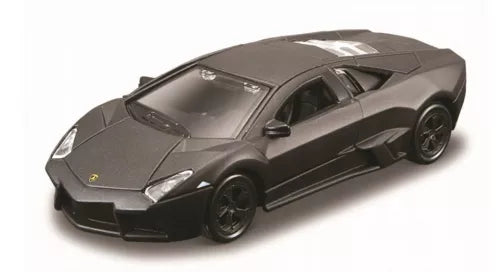 Black 1:36 scale diecast sports car toy with detailed body and wheels