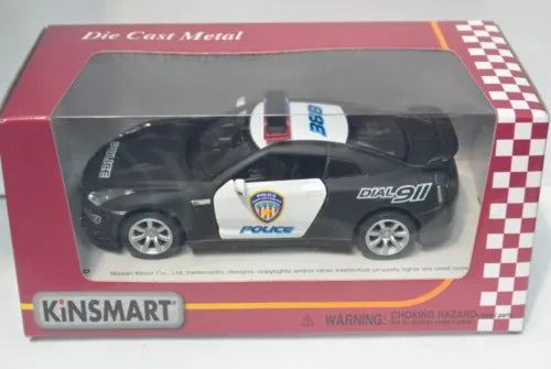 Police 2009 Nissan GT-R R35 1:36 diecast car in display box