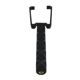 Drone landing gear holder bracket, black fork supports and threaded base