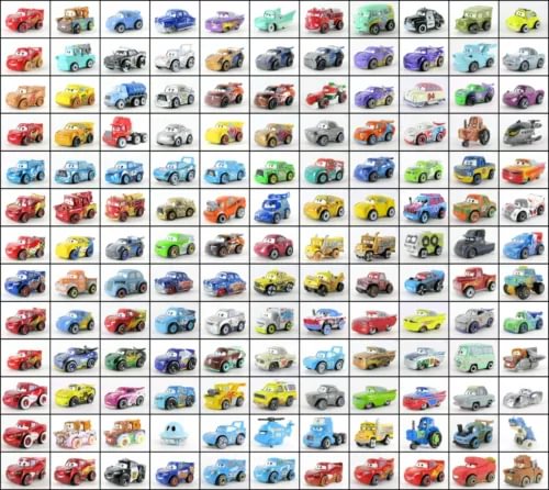 Assorted Disney-Pixar Cars mini diecast racer vehicles, loose for parts selection