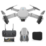 Foldable quadcopter drone with controller and carrying case