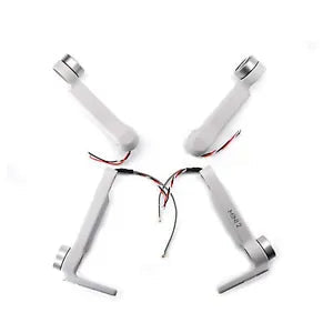 DJI Mavic Mini 2 drone motor arms set, four grey arms with small wire leads