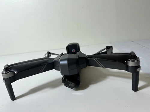Gray camera drone with 2-axis gimbal and front-mounted camera module