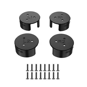 4 aluminum motor cover caps with screws, protective DJI Avata accessories