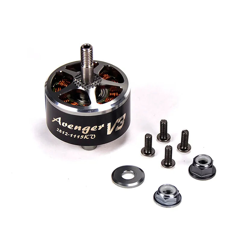 Brotherhobby Avenger V3 2812 brushless motor with mounting screws and washers