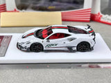 Fuelme 1:64 White Mansory F8XX Racing Sports Diecast Resin Car New Parts