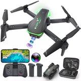 Green Drone with 1080P Camera Remote Control and 24 Minutes Flight Time Drone