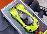 U2 1:64 Green Zonda Tricolore Racing Sports Model Diecast Resin Car Parts
