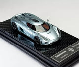 ZD FA 1:64 Ice Blue Regera Super Racing Sports Model Diecast Resin Car BN Parts