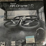 Parrot AR.Drone 2.0 Elite Edition drone box with quadcopter illustration