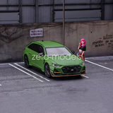 LM CM 1:64 scale Green RS6-R ABT Wagon Racing Sports Model Toy Diecast Metal Parts