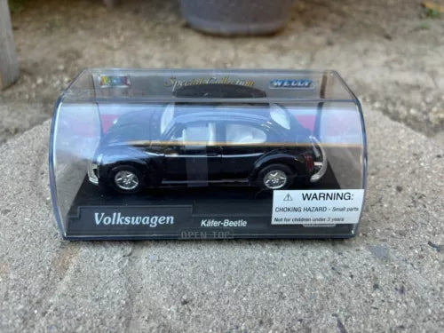 Welly Volkswagen Kafer Beetle 1/36 diecast model car, black in clear box
