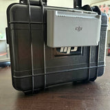DJI drone protective hard case with black foam interior