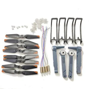 Drone propeller guard and propeller spare parts kit with metal guards and screws