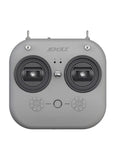 EMAX E8 2.4G 8CH transmitter remote with two thumb sticks and two antennas, front view