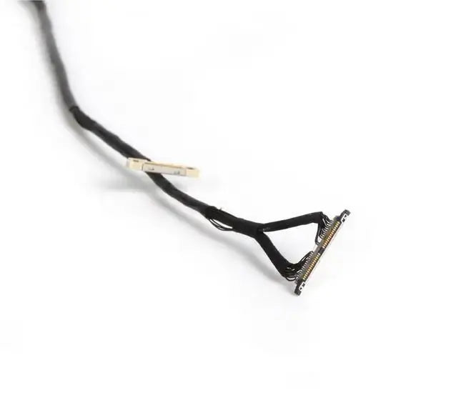 Gimbal camera PTZ replacement cable with two-pin ribbon connector and black wire