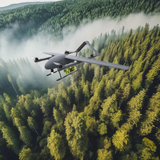 Commercial Heavy Lift Hybrid Long Range VTOL Fixed Wing Drone UAV with HD Camera and GPS SF120 Drone