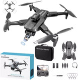 1080P HD FPV Foldable Drones with Brushless Motors, Wi-Fi RC Quadcopters Featuri Drone