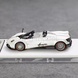 1:64 Scale Flame White Huayra BC Convertible Sports Model Diecast Resin Car Parts