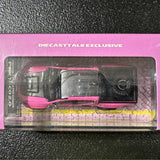 Pink diecast model in clear blister package