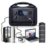 SOUOP Production Lifepo4 Battery Bank Trgabare Powerstation 1000w Portable Charge Station 1200w Solar Power Small Generator Drone