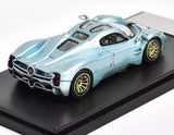 RM 1:64 Ice Blue Utopia Racing Sports Diecast Metal Car Gift Parts