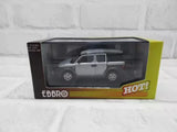 1:43 Ebbro diecast SUV model car, satin silver, in retail box with clear window