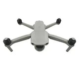 Motor protective covers for drone motors with four gray guards and black tips