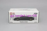 1/64 scale black diecast Pagani Utopia model car in display box