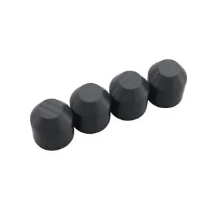 Motor protective dust cover set, four dark cylindrical caps
