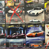 Hot Wheels diecast car blister pack with sport car graphics and two model cars