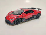 KINSMART 1:36 Scale Bugatti DIVO diecast model toy car pull back and go action Toy