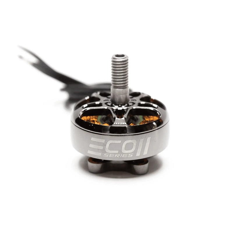 Emax ECO II brushless motor, silver can with exposed stator windings