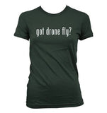 got drone fly? - Cute Funny Junior's Cut Women's T-Shirt NEW RARE Drone