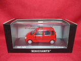 Minichamps 1:43 red Opel Agila diecast model car in display box