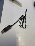 USB charging cable with inline connector for drone