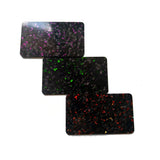 Matte carbon fiber plates, shredded speckle pattern, three rectangular sections