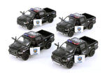 KINSMART DODGE RAM 1500 POLICE PICK-UP DIECAST CAR SET - 12 1/36 DIECAST CARS Toy