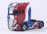 GCD 1:64 Red Blue Scania S730 Tractor Unit Truck Diecast Metal Car Parts