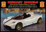 2017 PAGANI HUAYRA ROADSTER; 1:64 SCALE DIECAST COLLECTORS MODEL CAR NEW ON CARD Parts